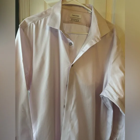 Calvin Klein | Shirts | Calvin Klein Infinite Wrinkle Free Mens Xl Button  Up Long Sleeve Dress Shirt | Poshmark